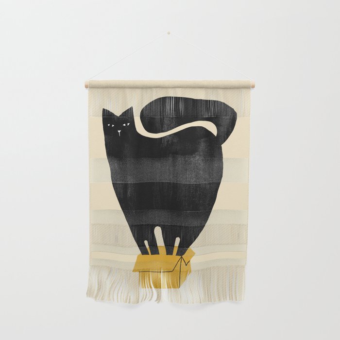 Cat in a box Wall Hanging