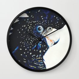 Victoria the Red tailed cockatoo Wall Clock