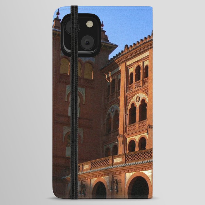 Spain Photography - Famous Bullring In The City Of Madrid iPhone Wallet Case