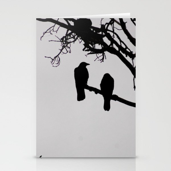 Crows before storm Stationery Cards