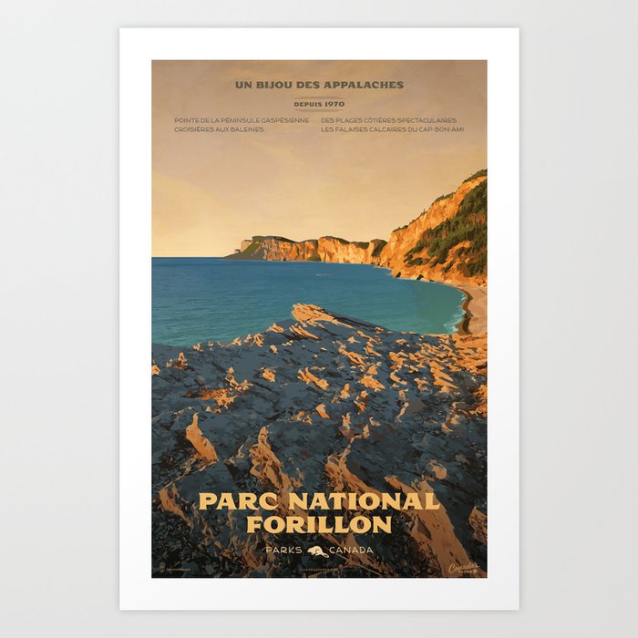 Parc National Forillon Art Print
