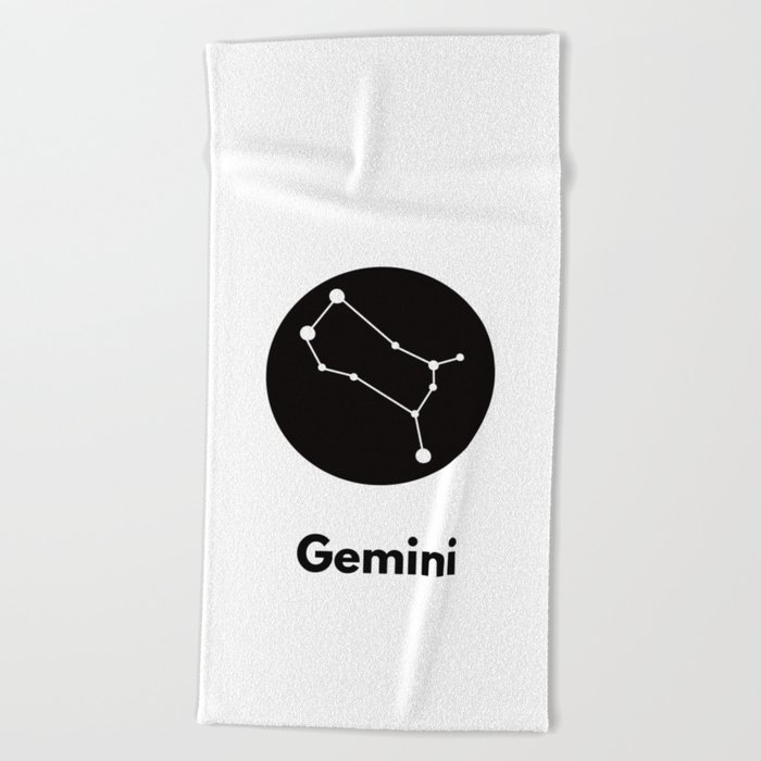 Gemini Beach Towel