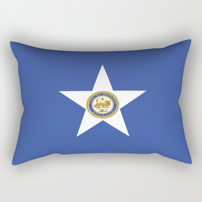 American cities-  Flag of Houston. Rectangular Pillow