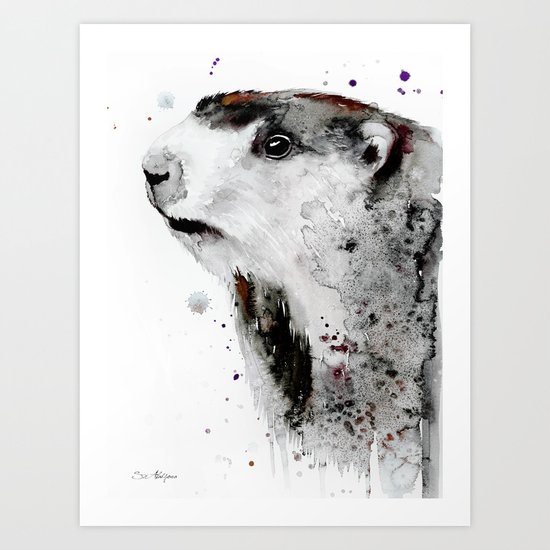 Marmot Art Print