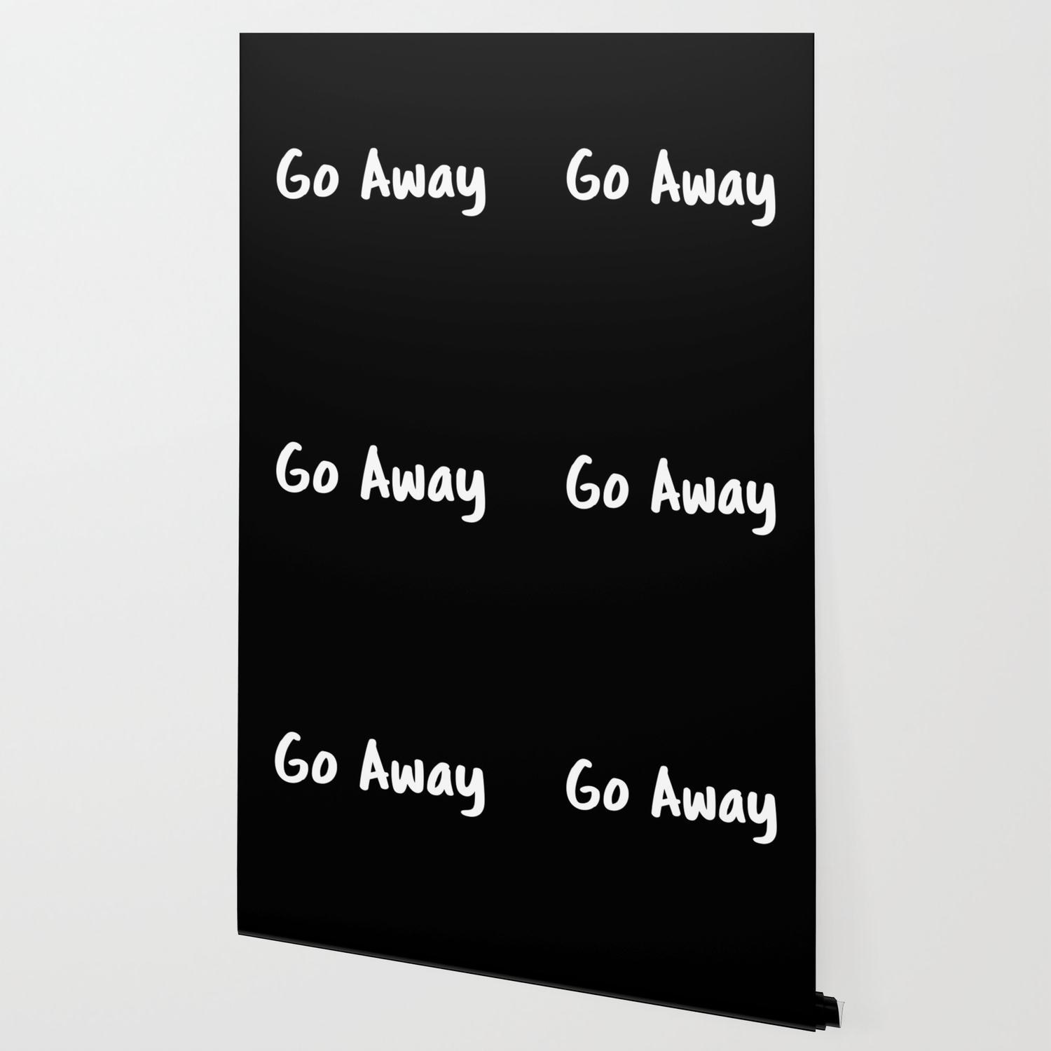 Go Away Wallpaper By Homedecorquotes Society6