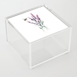 Lavender and Bee Acrylic Box