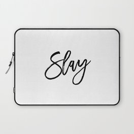 Fashion Poster Fashion Wall Art Typography Print Quote Girl Room Decor SLAY Béyonce Beyonce Quote Laptop Sleeve