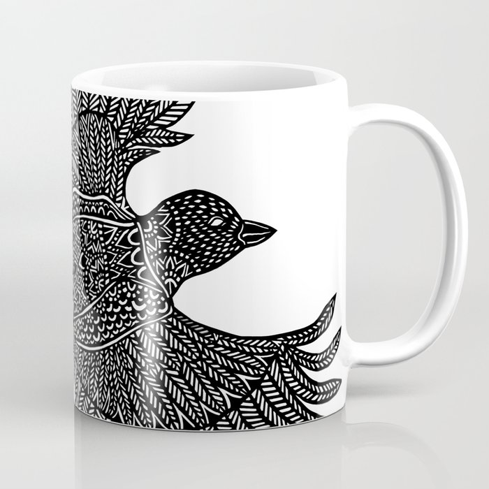 Download Flying Bird Papercut Design Coffee Mug by ...