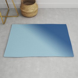 Classic Blue And Aquamarine Blue Gradient Background Ombre Abstract Area & Throw Rug