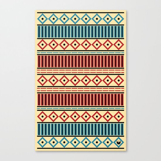 Stitches Pattern Canvas Print