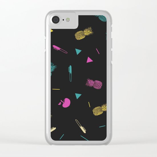Pen Pineapple Apple Pen Clear iPhone Case