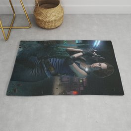 Jill Valentine And Weapons Rug
