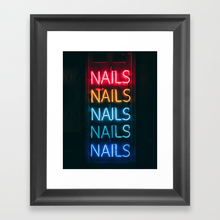 NAILS Framed Art Print