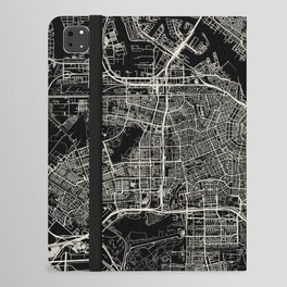 Amsterdam City Map, Netherlands Maps - Minimal Aesthetic iPad Folio Case