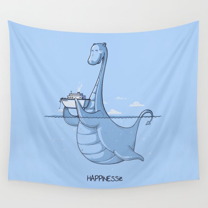 HAPPINESSie Wall Tapestry