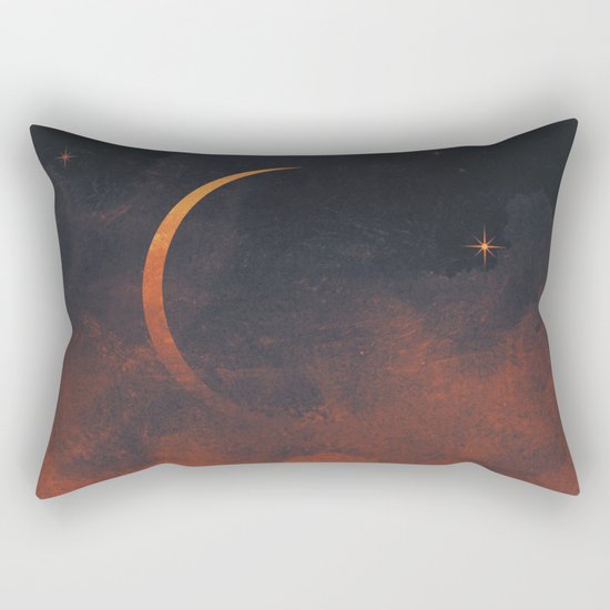 Silent Moon Rectangular Pillow