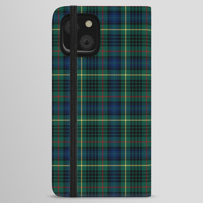 Clan Stewart Hunting Tartan iPhone Wallet Case