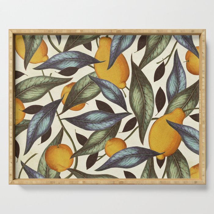 Lemons, Oranges & Pears Serving Tray