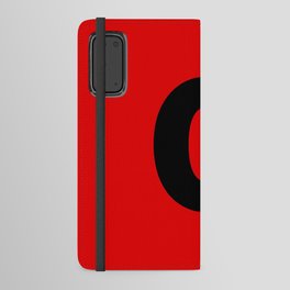 letter C (Black & Red) Android Wallet Case