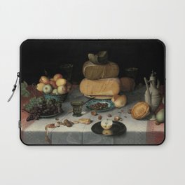 Still Life with Cheese, Floris Claesz. van Dijck, c. 1615 Laptop Sleeve