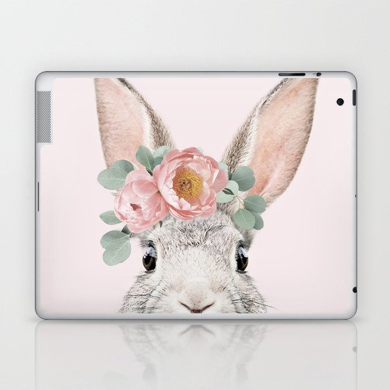 Boho Bunny Laptop & iPad Skin