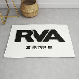 Rva Logo - Black | " Striped Outline " Rug | Richmondvalogo, Digital, Other, Rvalogo, Illustration, Rvamerchandise, Graphicdesign, Richmondvirginia, Rvamerch, Rvaartwork 