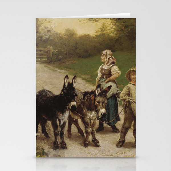 The young farmer (1885) - Edgar Bundy  Stationery Cards