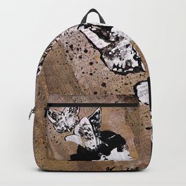 Long Gone Whisper II (street art graffiti painting, girl with butterflies) Backpack