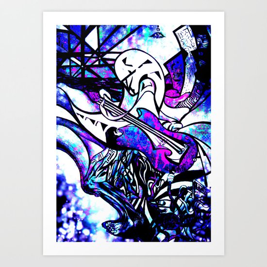 Musical madness Art Print