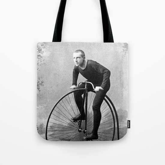 Velocipede racer Tote Bag