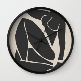 Henri Matisse | Nu Bleu III  Wall Clock | Matisse, Poster, Typography, Henrimatisse, Blue, Collage, Bohemie, Paper, Art, Boho 