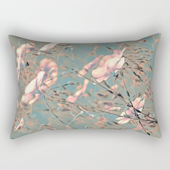 Flax(silver). Rectangular Pillow