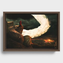 Dante's Inferno Framed Canvas