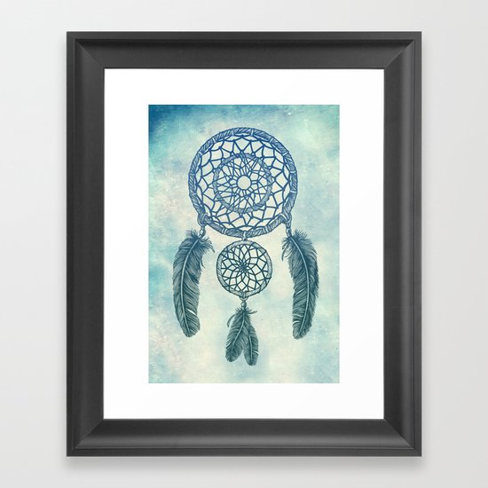 Double Dream Catcher Framed Art Print