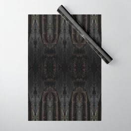 dark fantasy pattern, dark fantasy texture, dark background Wrapping Paper