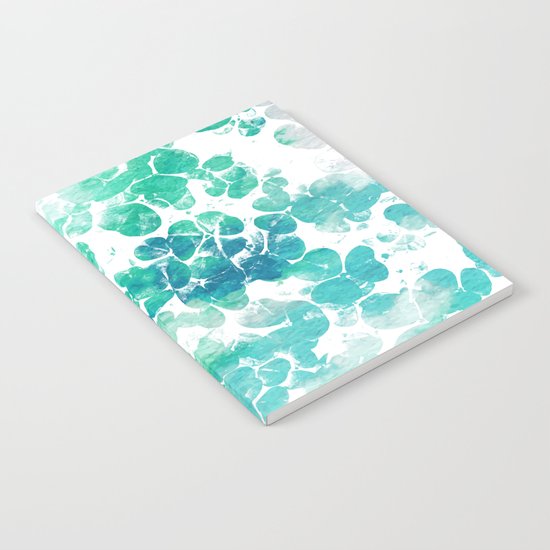 Clover Watercolor #society6 #decor #buyart Notebook