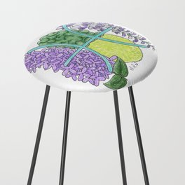 Flowers of Pisces Counter Stool