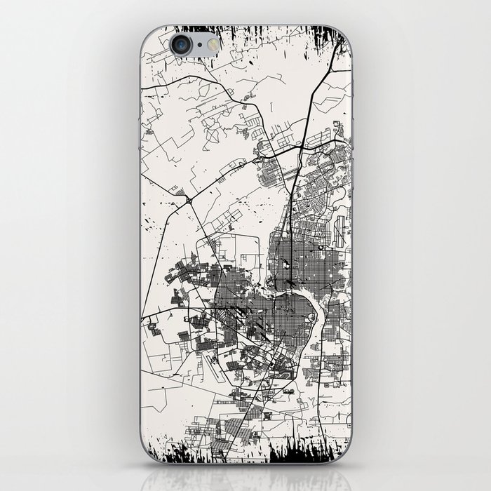 USA, Laredo City Map - america, usa, travelling, Urban, map, state, Minimal, city, world, vintage iPhone Skin