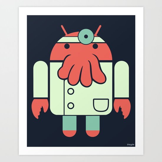 Why not Droidberg Art Print