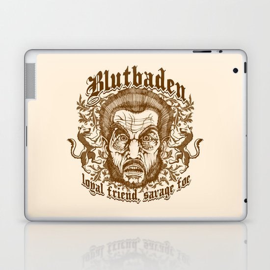 Blutbaden Sepia Laptop & iPad Skin