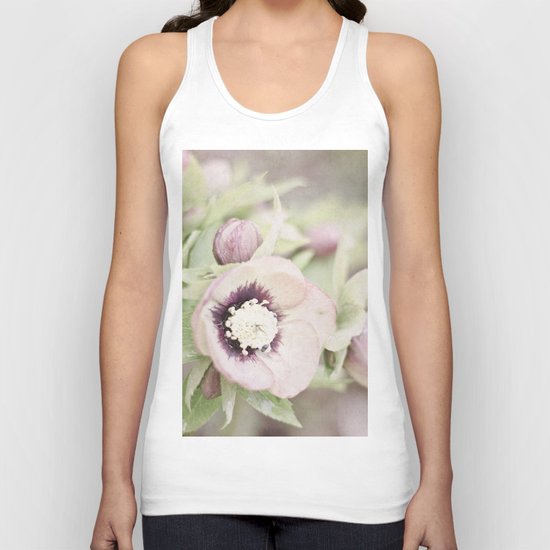 Pastel Flowers Unisex Tank Top