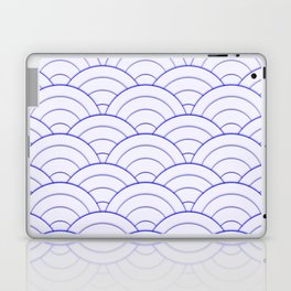 Very Peri Lavender White Art Deco Minimal Arch Pattern Laptop Skin