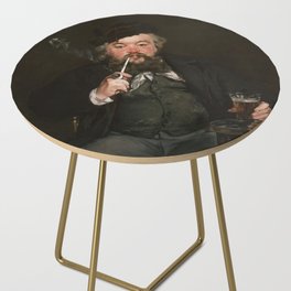 Edouard Manet - A Good Glass of Beer / Le bon bock Side Table