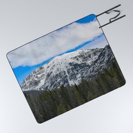 Rocky Mountains Picnic Blanket