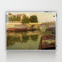 The Seine by Pere Ysern (c1901) Laptop Skin