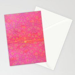 Mandala Lights Stationery Card