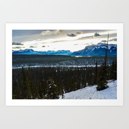 On Route To Brule Alberta Canada Art Print By Western Wanderlust Society6