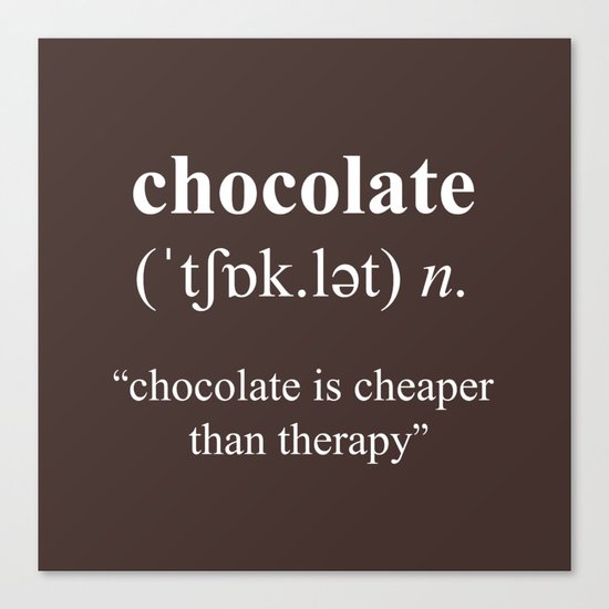 Chocolate Canvas Print