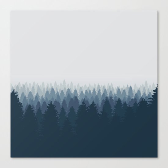 Blue mountain Canvas Print
