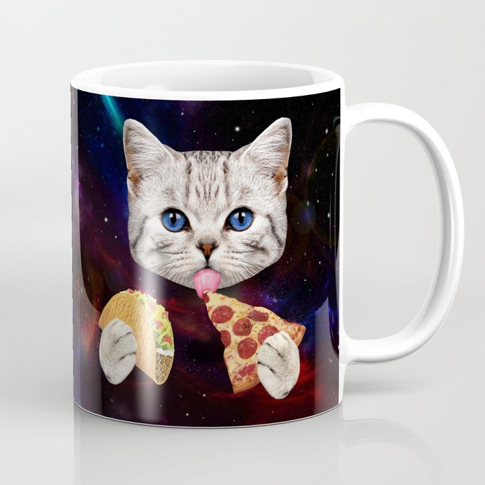 Space Cat Mug Fine Art Ceramics Art & Collectibles urtesi.com